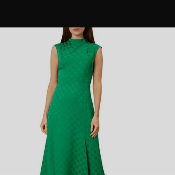 Hobbs of London Emerald Green Dress, size 12 - Picture 3 of 7
